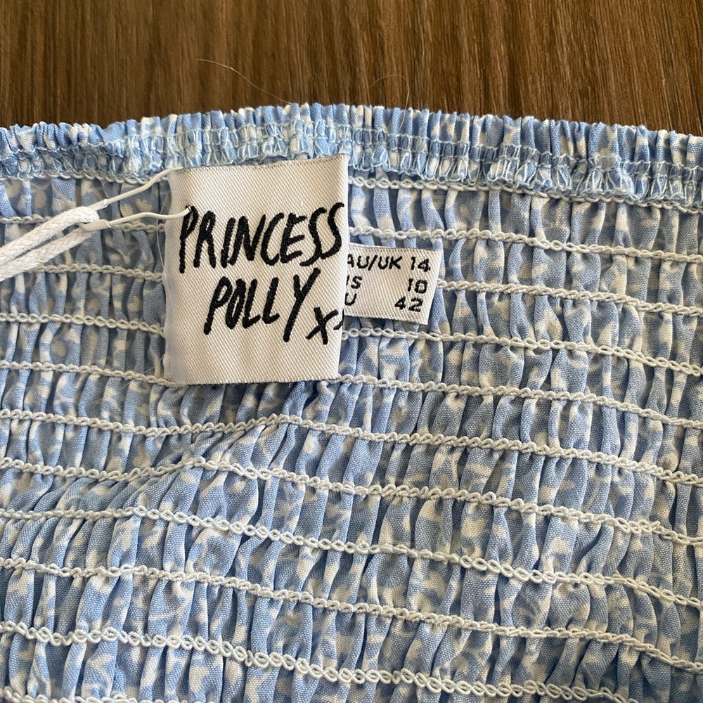 Princess Polly Blue Top - Picture 3 of 3